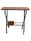 Tall Mid-Century Bar Cart Table with Wheels, Image 5