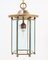 Art Nouveau Lantern in Brass with Glass, 1900s 8