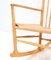 Rocking Chair Mid-Century Moderne en Hêtre par Hans J Wegner pour FDB Møbler, 1970s 9