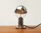 Vintage German Space Age Table Lamp in Chrome and Glass by Motoko Ishii for Staff 9