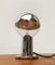 Deutsche Vintage Space Age Tischlampe aus Chrom & Glas von Motoko Ishii für Staff 19