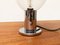Vintage German Space Age Table Lamp in Chrome and Glass by Motoko Ishii for Staff 7