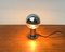 Vintage German Space Age Table Lamp in Chrome and Glass by Motoko Ishii for Staff 25