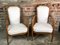 Art Deco Oak & Fabric Armchairs, Set of 2 1