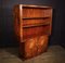 Art Deco French Bookcase Cabinet in Walnut, Image 7