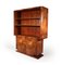 Art Deco French Bookcase Cabinet in Walnut 2