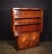 Art Deco French Bookcase Cabinet in Walnut, Image 10