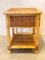 Wicker & Bamboo Bedside Table, 1970s, Image 7