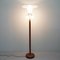 Lámpara de pie vintage de teca de Dyrlund Temde, años 60, Imagen 9