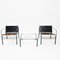 Dutch Design Leather Lounge Chair Set by Jan Van Opzeeland, 1980s, Set of 3 9