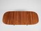 Mid-Century Danish Teak Extendable Oval Dining Table from Glostrup, 1960s, Image 8