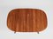 Mid-Century Danish Teak Extendable Oval Dining Table from Glostrup, 1960s, Image 7