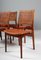 Chairs in Oak and Cane by Helge Sibast, 1960s, Set of 4, Image 5