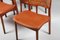 Chairs in Oak and Cane by Helge Sibast, 1960s, Set of 4, Image 4