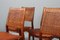 Chairs in Oak and Cane by Helge Sibast, 1960s, Set of 4 3