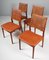 Chairs in Oak and Cane by Helge Sibast, 1960s, Set of 4 2