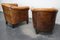 Vintage Dutch Club Chairs in Cognac Leather, Set of 2 7