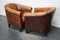 Vintage Dutch Club Chairs in Cognac Leather, Set of 2, Image 5