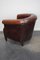 Vintage Dutch Club Chair in Cognac Colored Leather 16