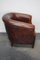 Vintage Dutch Club Chair in Cognac Colored Leather 10