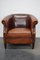 Vintage Dutch Club Chair in Cognac Colored Leather 2
