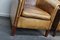 Vintage Dutch Club Chairs in Cognac Leather, Set of 2 13
