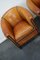 Club chair vintage in pelle color cognac, Paesi Bassi, Immagine 11