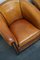 Club chair vintage in pelle color cognac, Paesi Bassi, Immagine 14
