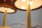 Lámparas de mesa Mushroom italianas Mid-Century de Harvey Guzzini, años 60. Juego de 2, Imagen 3