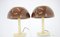 Lámparas de mesa Mushroom italianas Mid-Century de Harvey Guzzini, años 60. Juego de 2, Imagen 9