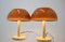 Lámparas de mesa Mushroom italianas Mid-Century de Harvey Guzzini, años 60. Juego de 2, Imagen 5