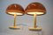 Lámparas de mesa Mushroom italianas Mid-Century de Harvey Guzzini, años 60. Juego de 2, Imagen 2