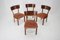 Art Deco Dining Chairs in Walnut, Czechoslovakia, 1930s, Set of 4, Image 2