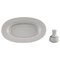 Modulation Salt Shaker & Dish in Porcelain by Tapio Wirkkala for Rosenthal, Set of 2 1