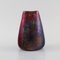 Antike Vase aus glasierter Keramik von Clément Massier, Frankreich 3