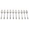 Acorn Grapefruit Spoons in Sterling Silver from Georg Jensen, Set of 10 1