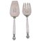 Acorn Fish Serving Set in Openwork Sterling Silver from Georg Jensen, Set of 2, Image 1