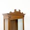 Antique Wall Display Cabinet in Oak, Image 2