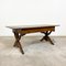 Antique Kitchen Prep Table in Fruitwood, Image 1