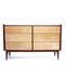 Vintage Walnut & Sycamore Chest of Drawers or Sideboard by Alfred Cox, 1960s 1