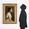 Ritratto di donna in abito romano, tela, incorniciato, Immagine 2