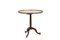 Directoire Style Pedestal Table in Mahogany and Marble, 1900 1