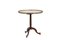 Directoire Style Pedestal Table in Mahogany and Marble, 1900, Image 1