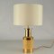 Italian Gold and Stoneware Table Lamps from Bitossi, Set of 2 5