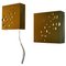 Raindrop Wall Lamps by Jelle Jelles for Raak, 1965, Set of 2 3