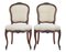 19th Century Carved Walnut Side Chairs, Set of 2, Image 1