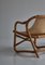 Modern Danish Manilla Lounge Chairs in Bamboo Rattan and Saddle Leather, 1960s, Set of 2 15