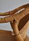 Sillones Manilla daneses modernos de bambú y cuero de silla de montar, años 60. Juego de 2, Imagen 9
