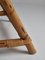 Moderne dänische Manilla Sessel aus Bambus Rattan & Sattelleder, 1960er, 2er Set 14