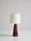 Modern Danish Table Lamp in Teakwood by Lisbeth Brams, 1960s 3